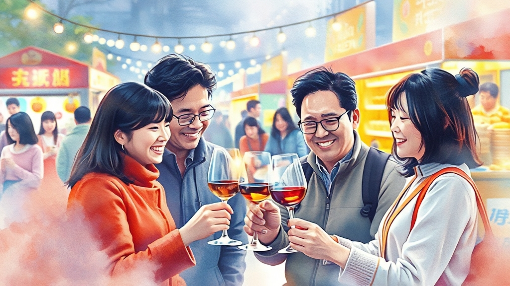 먹거리 & 즐길 거리 (watercolor 스타일)