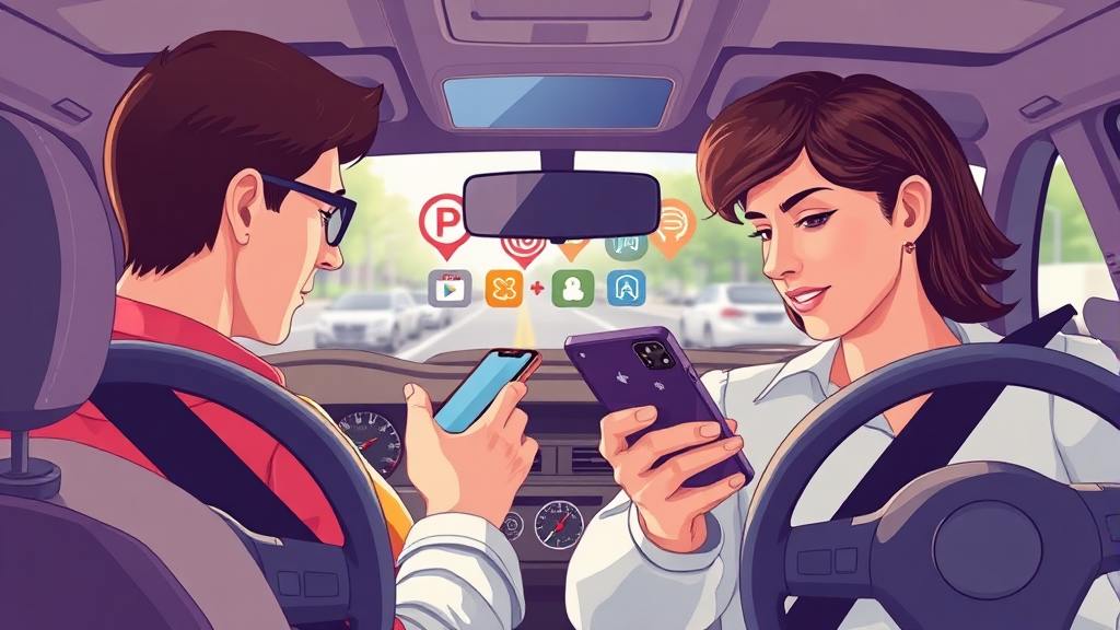 주정차 단속 알림 서비스, 더 똑똑하게 사용하는 팁 (realistic 스타일)