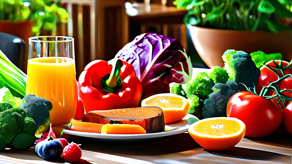 고혈당 쇼크 예방을 위한 식단 관리 (realistic 스타일)