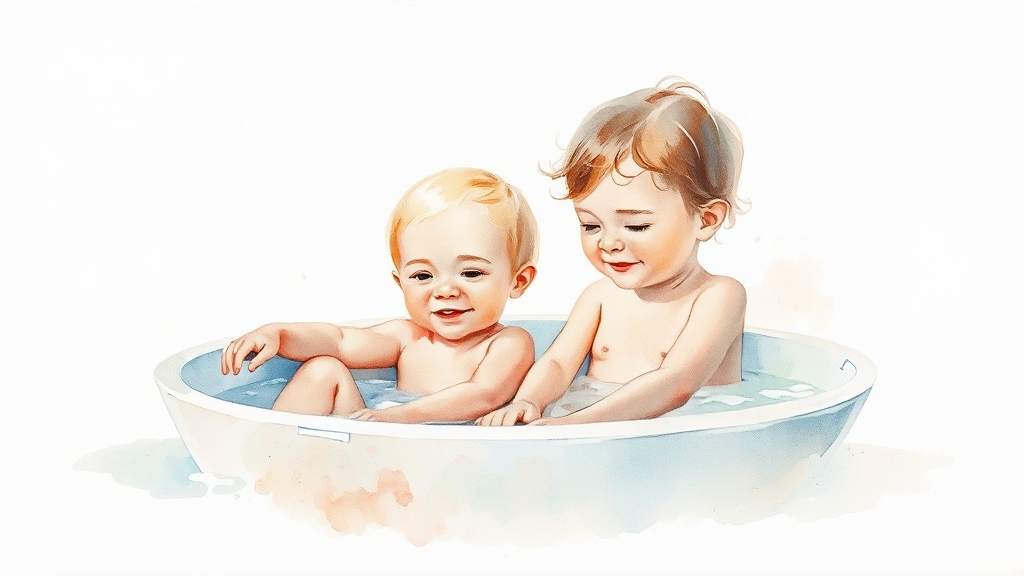 아토피 환자를 위한 실질적인 팁 (watercolor 스타일)