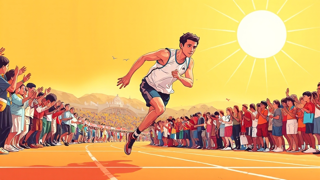 2025 마라톤, 도전하세요! 🏁 (illustration 스타일)