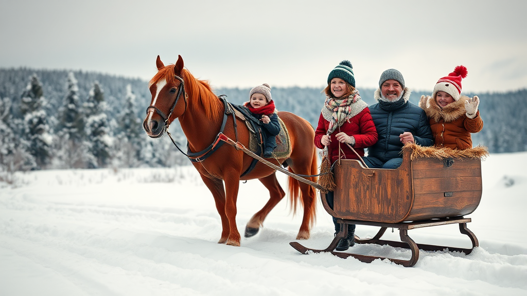 가족에게 전하는 새해 인사말 (realistic 스타일)