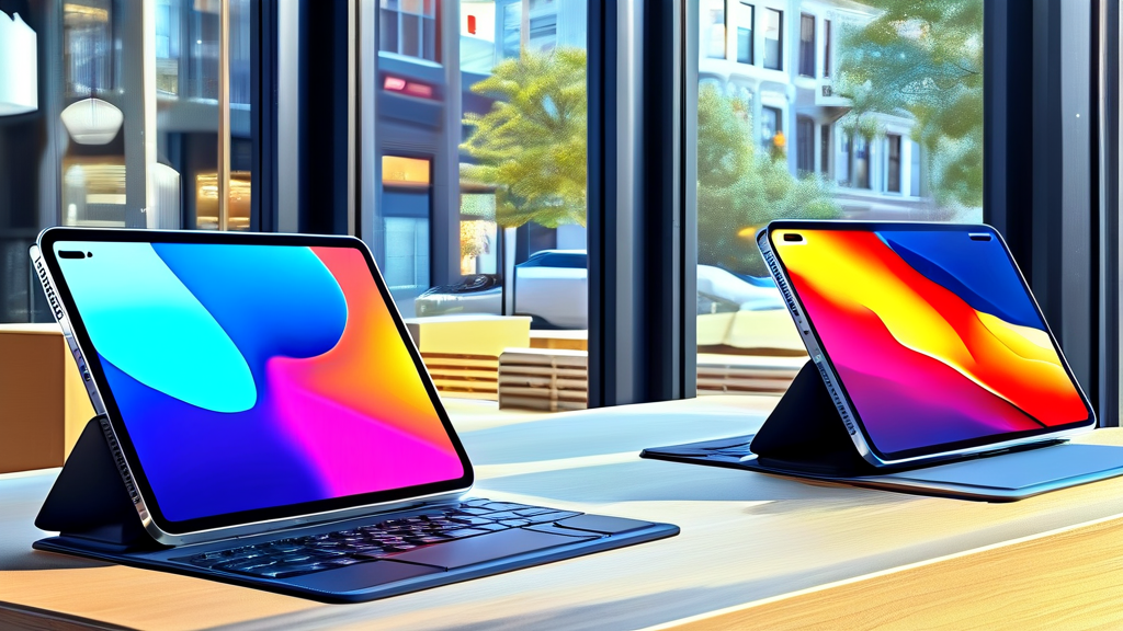 아이패드 렌탈, 어떻게 이용하나요? (realistic 스타일)