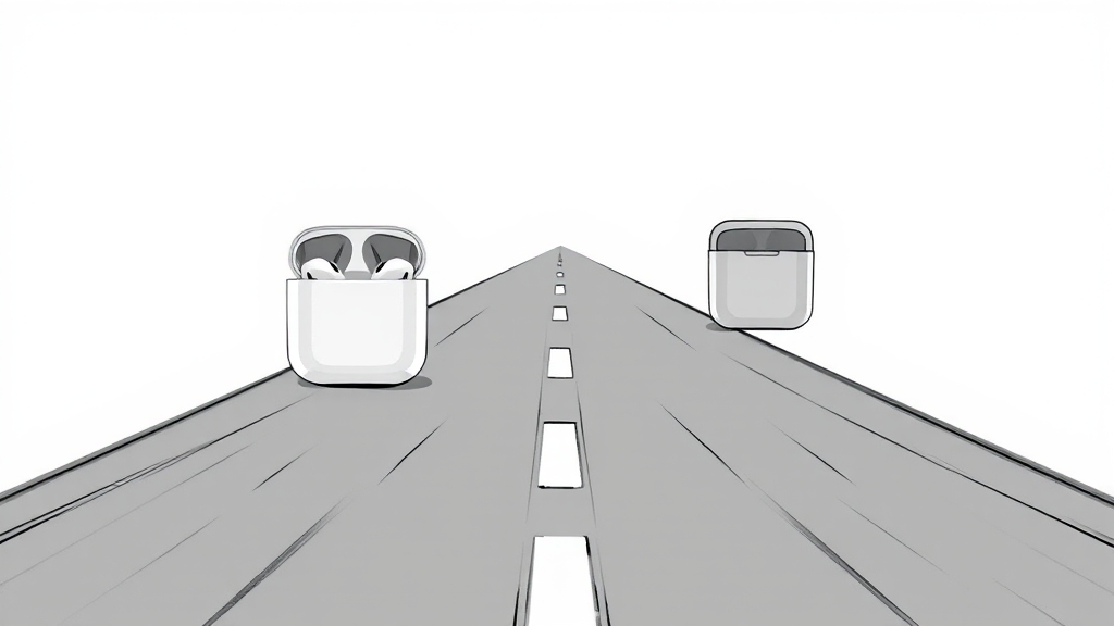 에어팟 모델별 비교 (illustration 스타일)