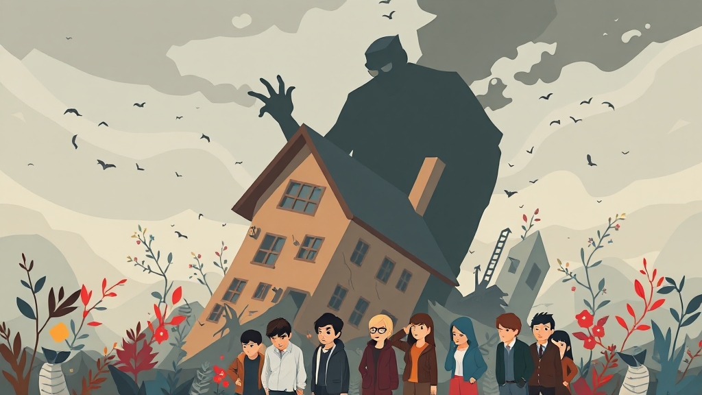 갭투자 실패 원인 분석 (cartoon 스타일)