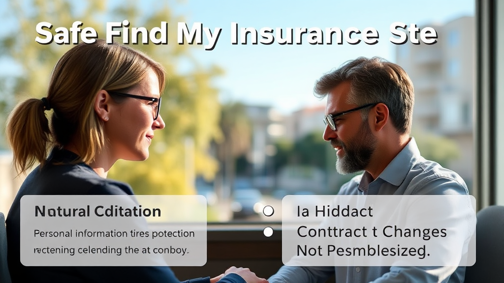 내보험 찾아줌 이용 시 꼭 알아야 할 주의사항 (realistic 스타일)