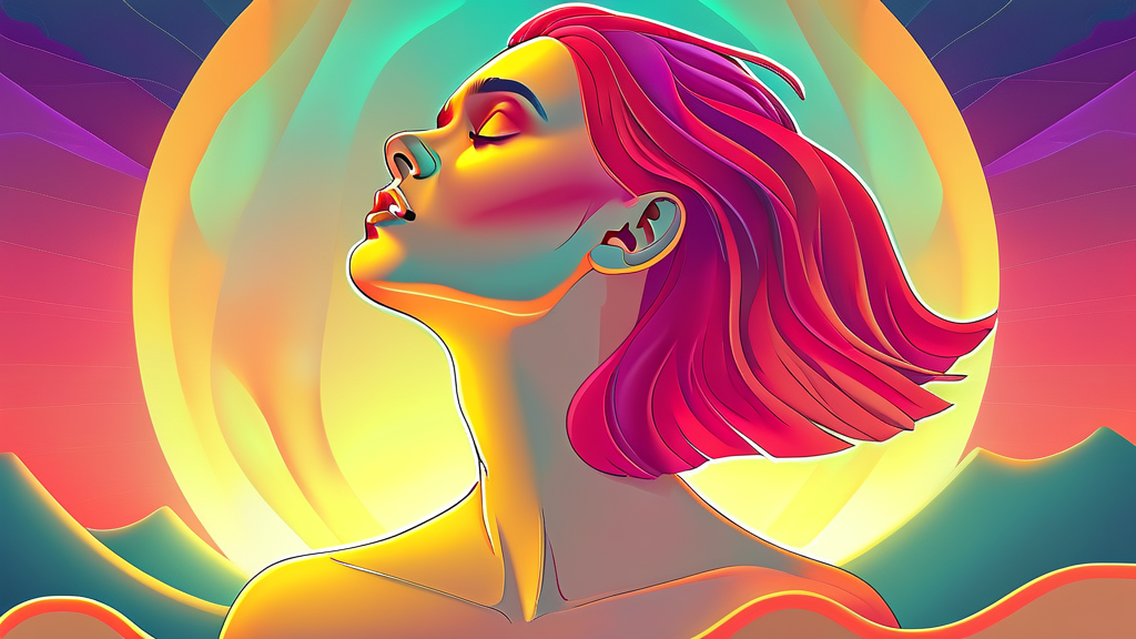 체질 개선과 장 해독: 내장지방 감소의 숨겨진 열쇠 (illustration 스타일)