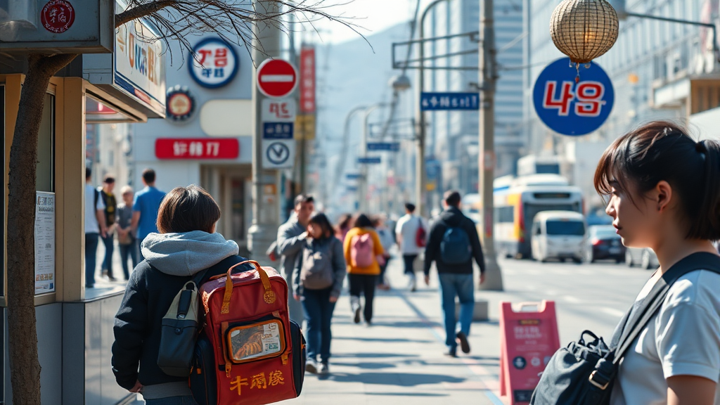 꼭 알아두세요! 부산온나청년패스 유의사항 및 꿀팁 (realistic 스타일)