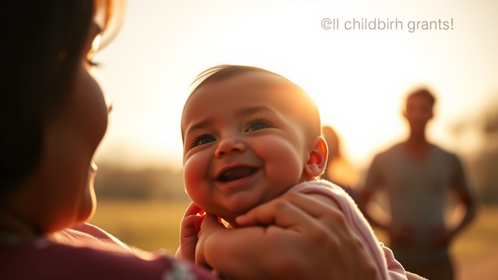 출산장려금이란? (realistic 스타일)