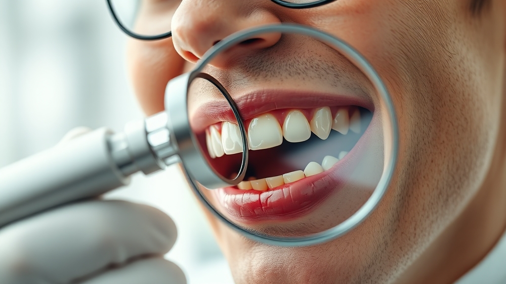 어금니 시림 치료 방법 (realistic 스타일)