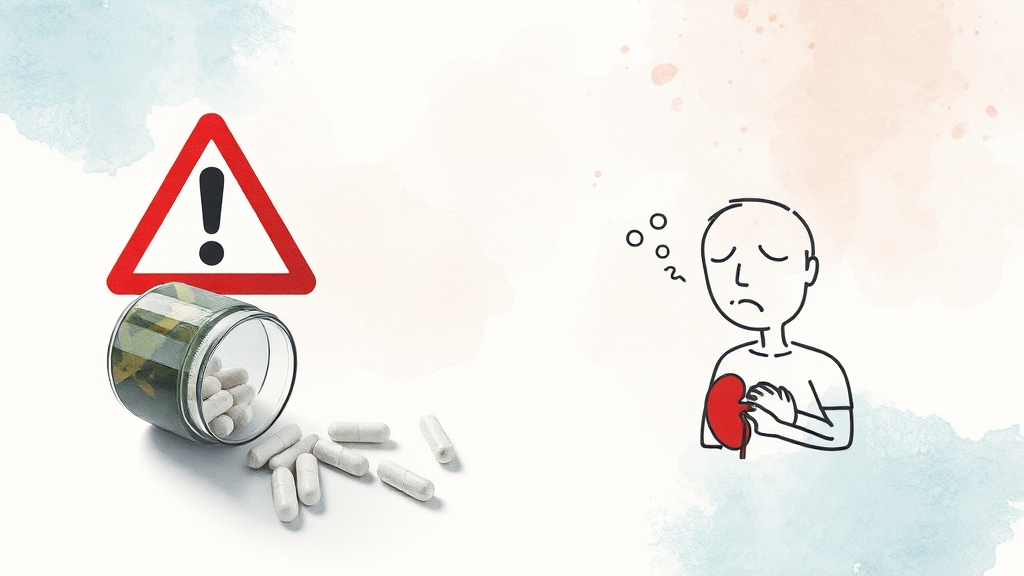 마그네슘, 부작용은 없을까? (watercolor 스타일)