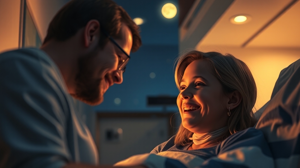 야간 소아 진료 관련 정책 및 지원 (realistic 스타일)