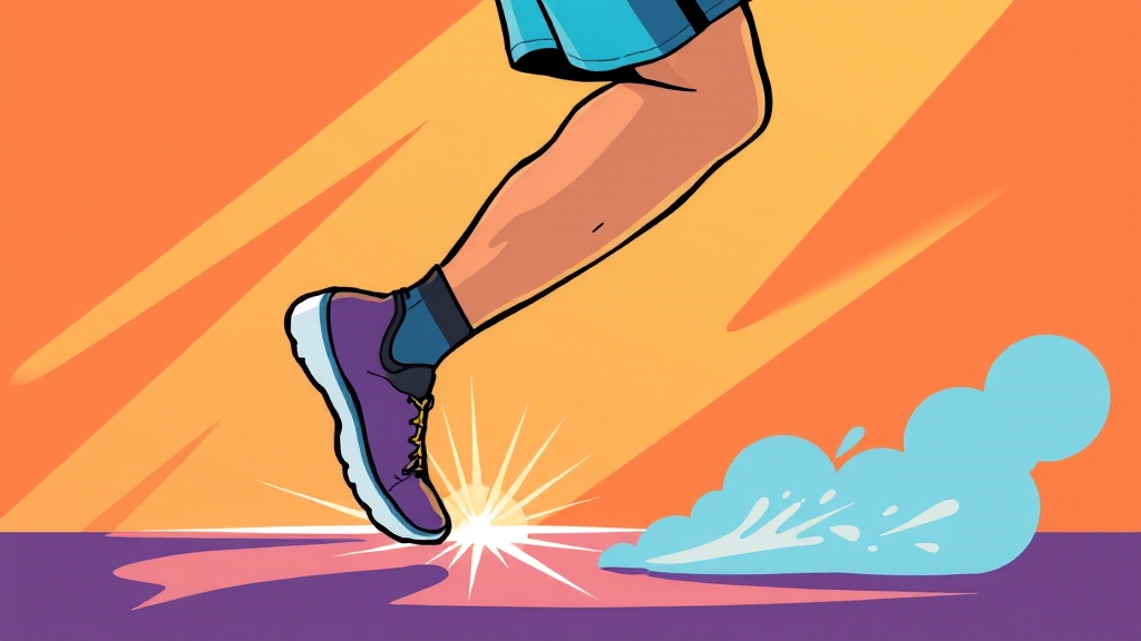 러닝 발목보호대, 왜 필요할까? (cartoon 스타일)