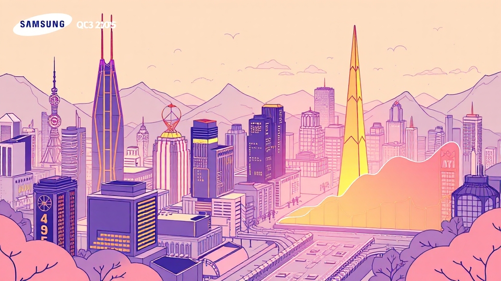 반도체 업황 회복 및 실적 개선 기대 (illustration 스타일)