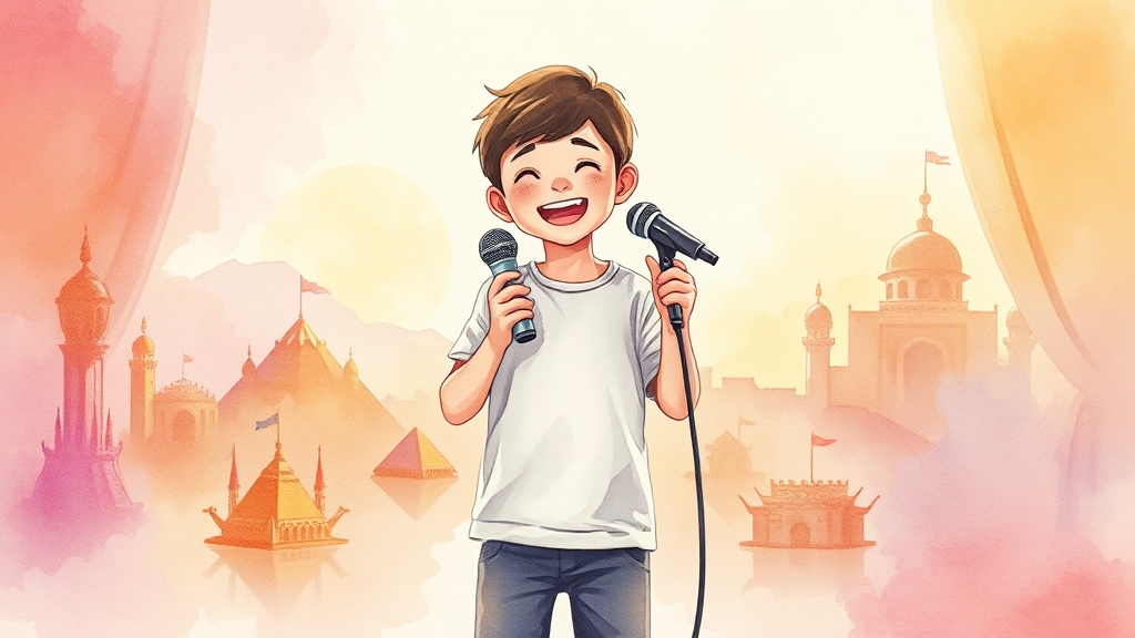 대도서관의 생애와 방송 시작 (watercolor 스타일)