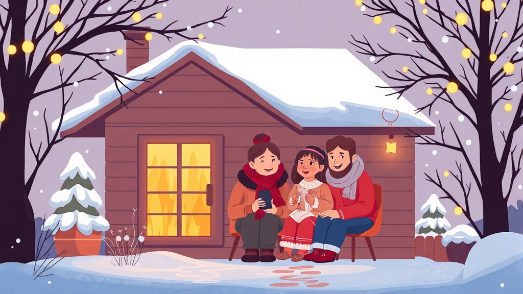 난방비 지원 신청 시 유의사항 및 FAQ (illustration 스타일)