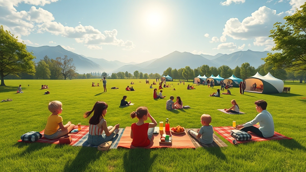 현장 분위기와 시설 미리보기 (realistic 스타일)