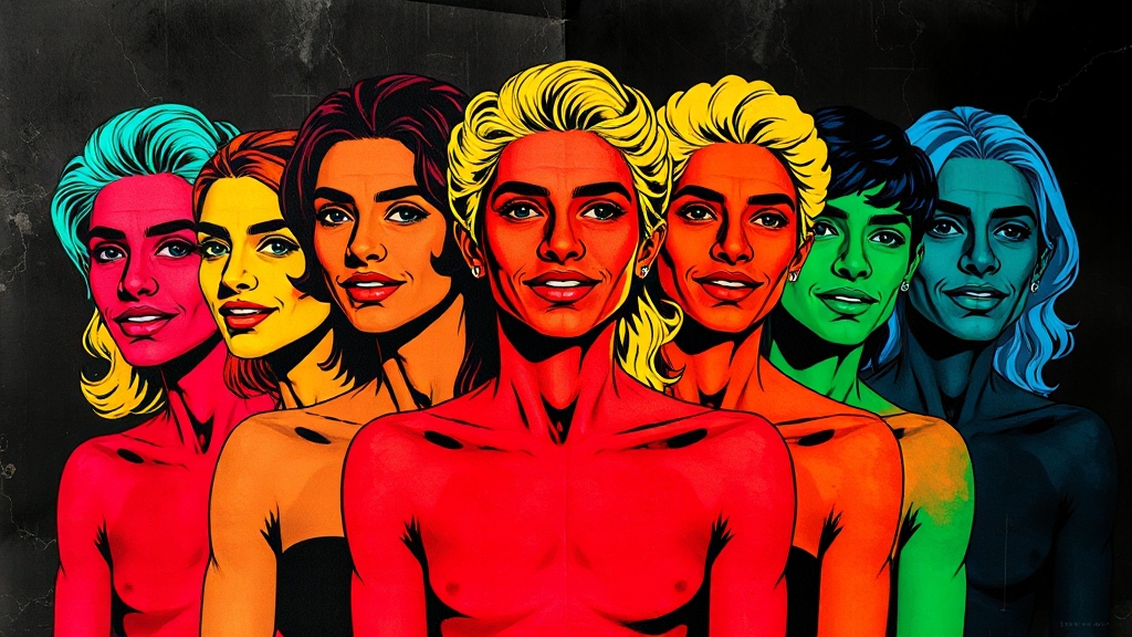 영양제 복용 후, 몸의 변화는? (popart 스타일)