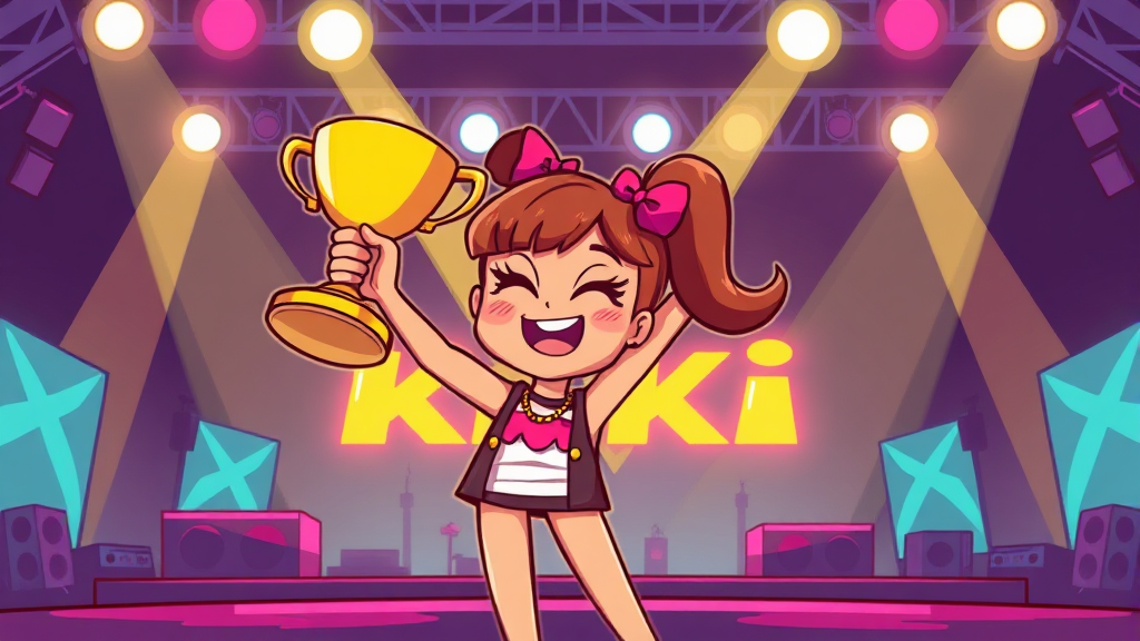 차트 성적 분석 (cartoon 스타일)