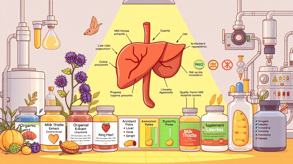 밀크씨슬, 제품 선택 가이드 (cartoon 스타일)