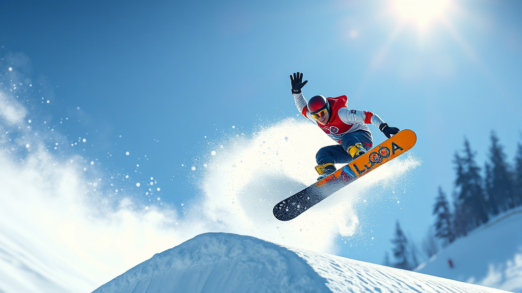 2026 밀라노 올림픽: 최가온의 금메달 순간과 기술 분석 (realistic 스타일)