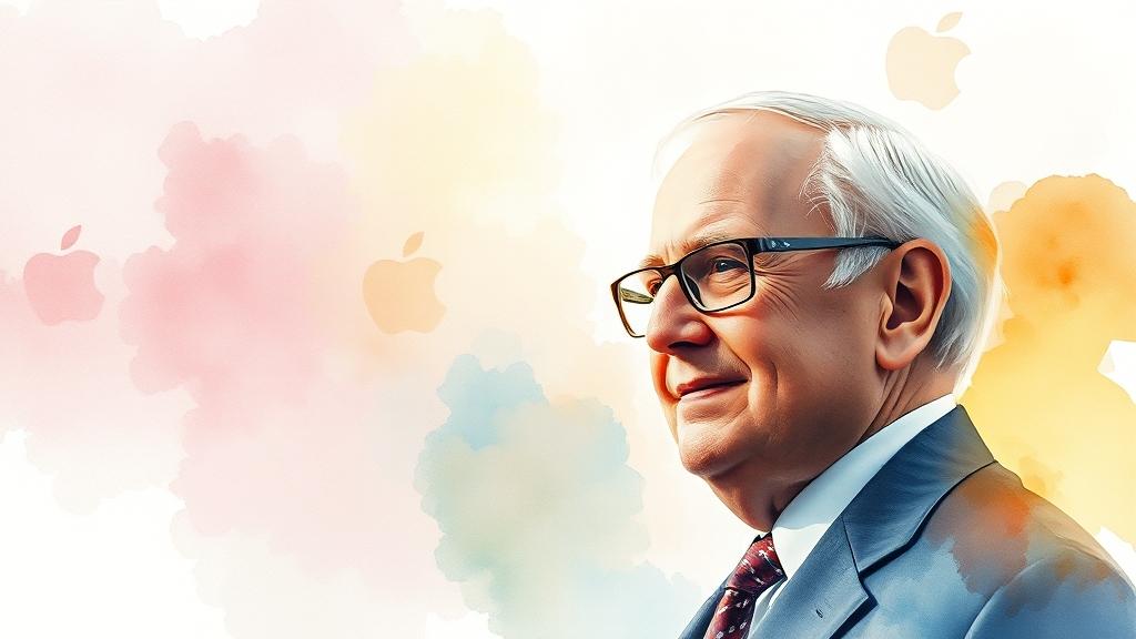 가치 투자: 핵심 원칙 (watercolor 스타일)