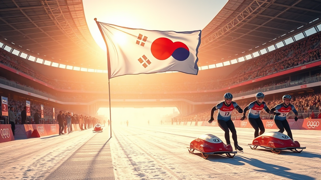 대한민국 선수단 주목 포인트 (realistic 스타일)