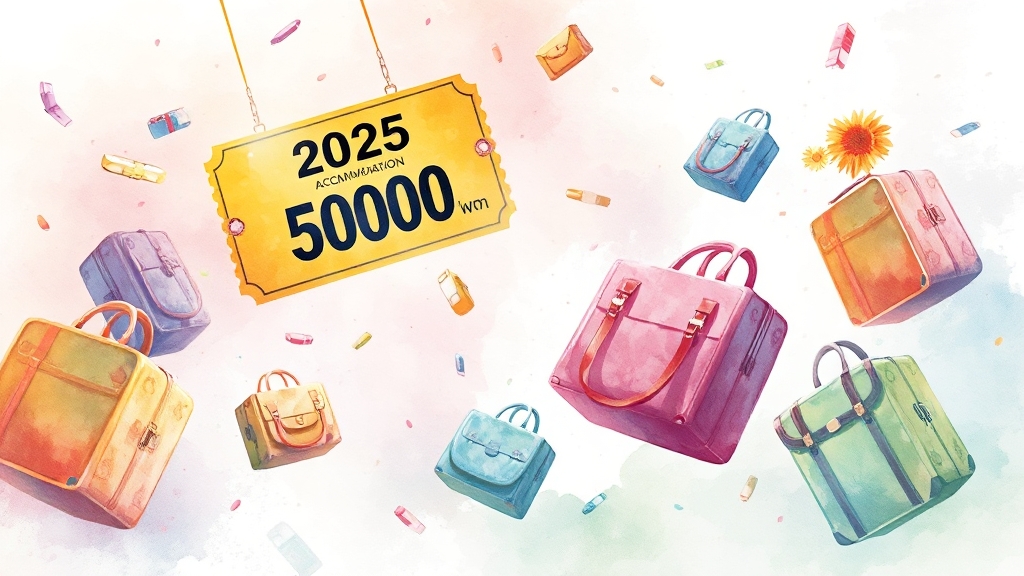 2025 숙박세일페스타 핵심 일정 (watercolor 스타일)