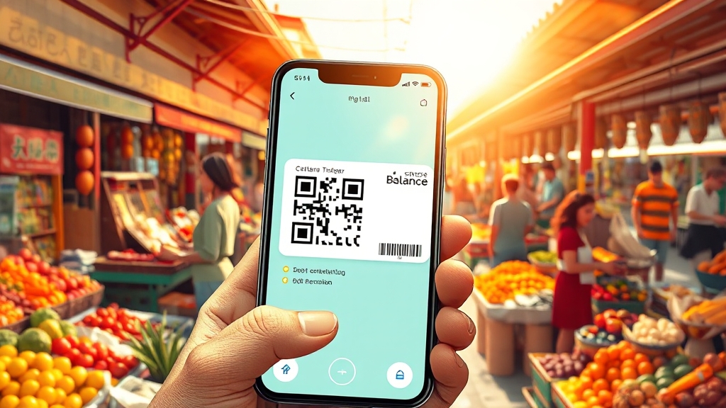 디지털 온누리상품권 사용 방법 (realistic 스타일)