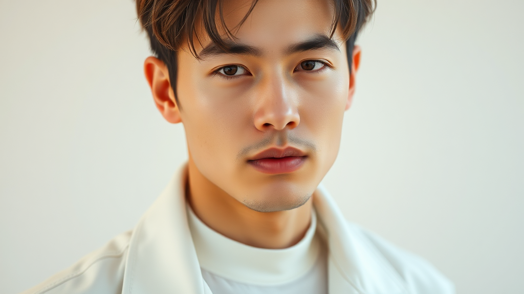 두부상 남자 연예인 스타일링 가이드 (realistic 스타일)