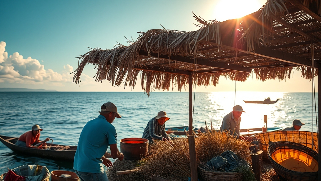 남해군 공공근로 및 일자리센터 정보 (realistic 스타일)