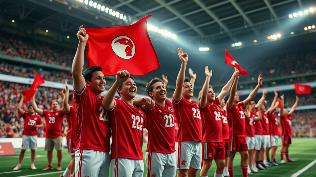 결론: 2026 월드컵, 선전을 기원하며 (realistic 스타일)