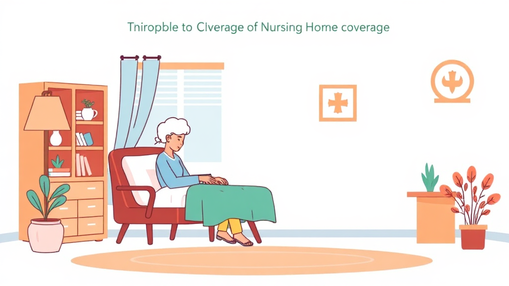 요양병원 보장, 얼마나 중요할까요? (illustration 스타일)