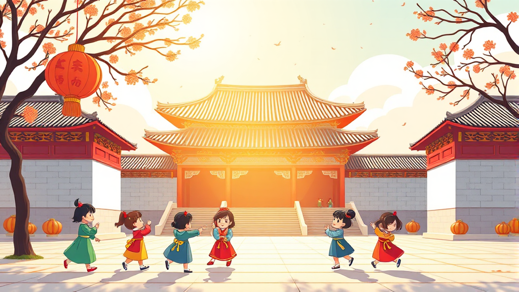 무료 개방 대상 시설 (cartoon 스타일)