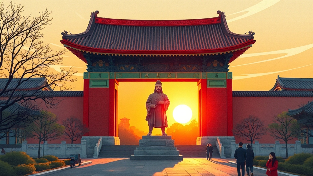 광화문: 역사의 숨결을 느끼다! (illustration 스타일)