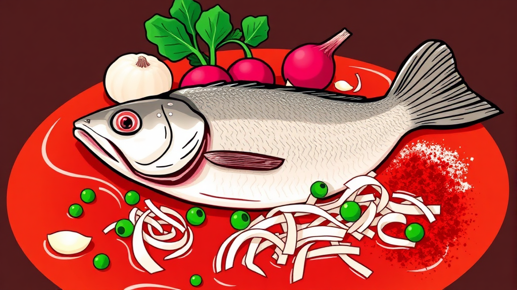 찌개 재료 & 손질법 (illustration 스타일)