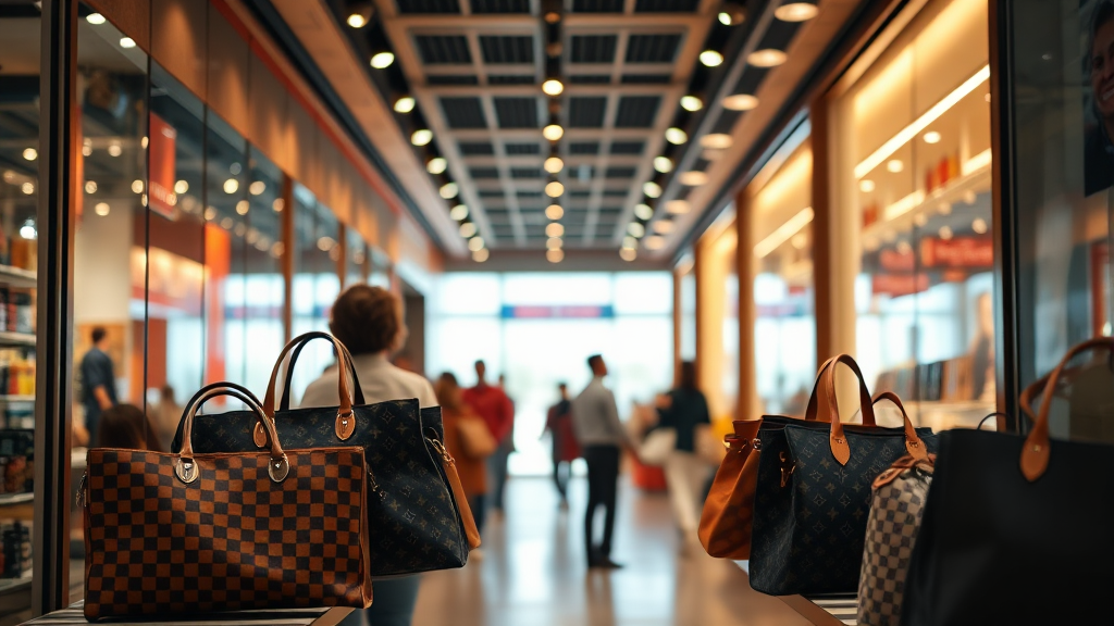중고 명품 시장, 무엇일까? (realistic 스타일)