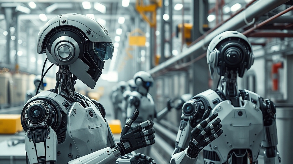 로봇 활용 윤리적 영향 (realistic 스타일)