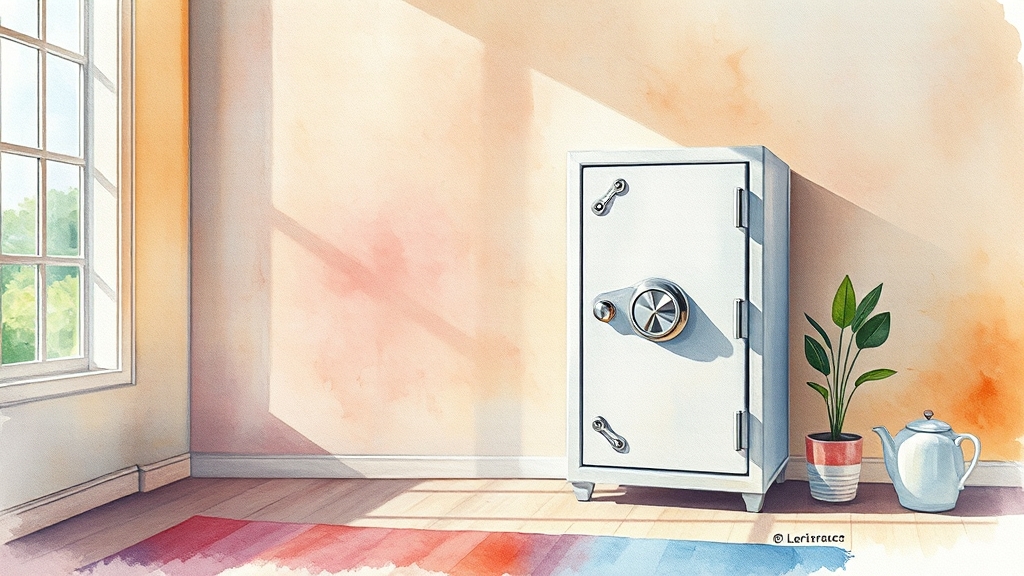 보험 vs 대출, 차이점은? (watercolor 스타일)