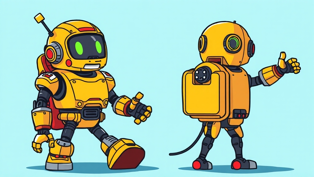 주가 상승 및 하락 요인 분석 (cartoon 스타일)