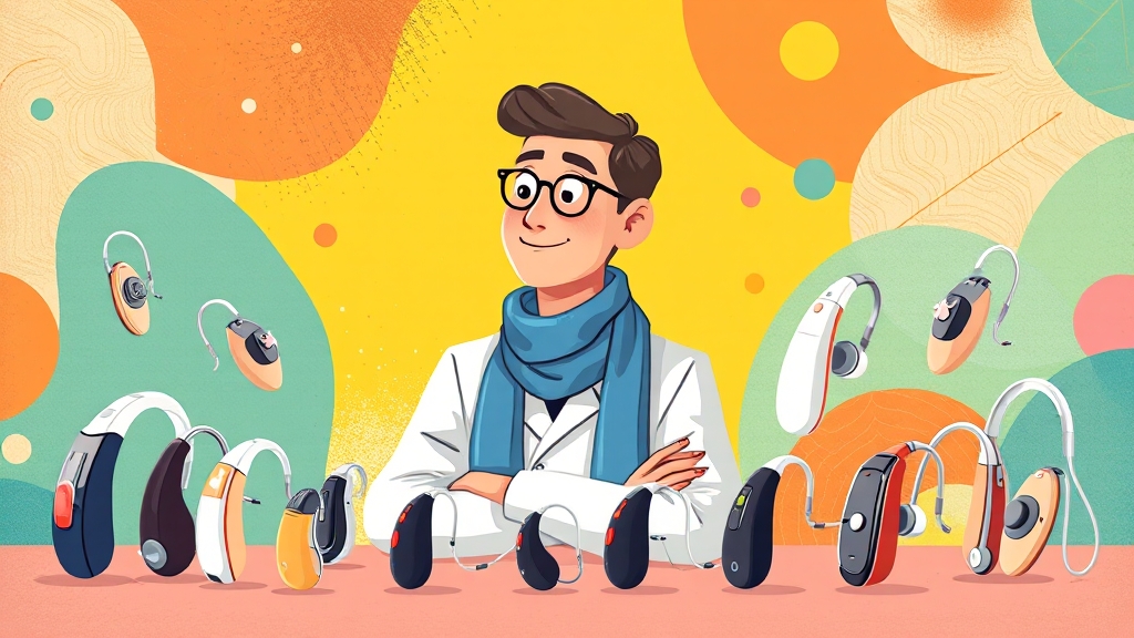 보청기 선택 가이드 (cartoon 스타일)