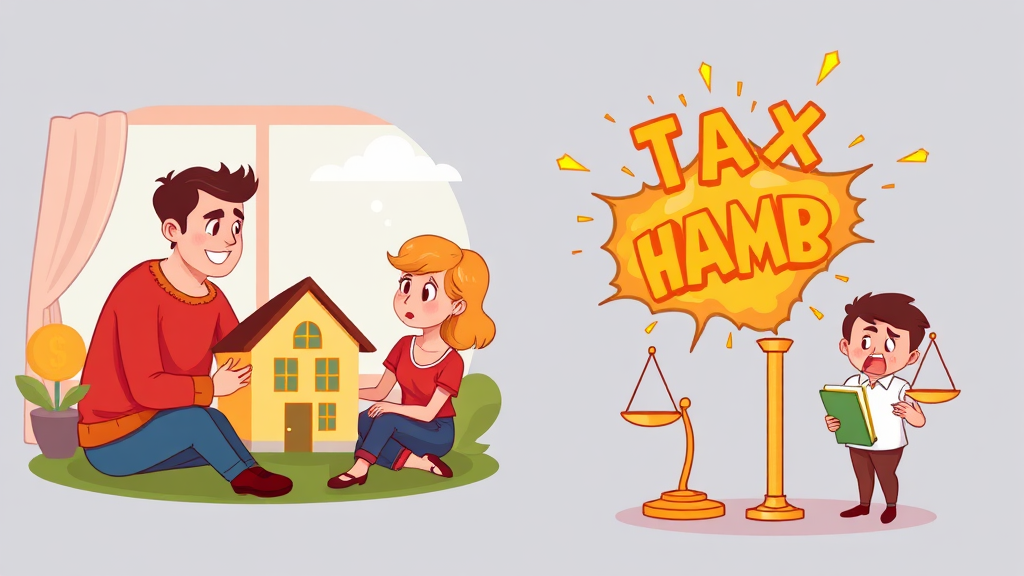 증여 취득세, 꼼꼼히 알아보기 (cartoon 스타일)