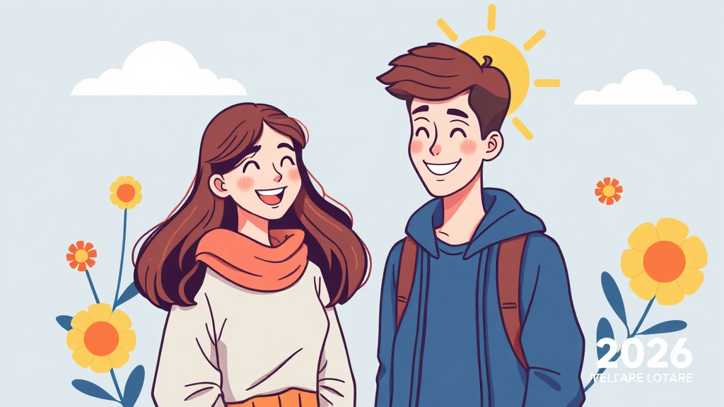 2026 청년월세지원 정보 (illustration 스타일)