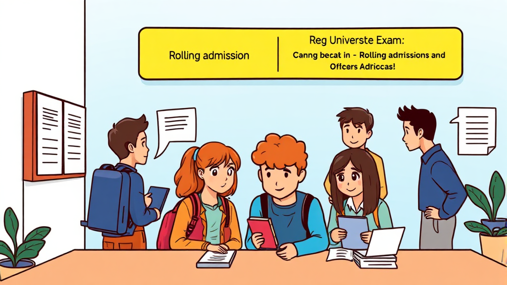 수시/정시 모집 일정 및 유의사항 (cartoon 스타일)