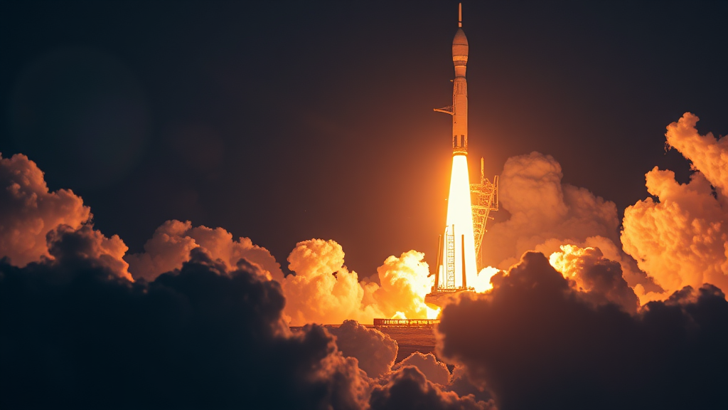 스페이스X 투자 방법 (realistic 스타일)