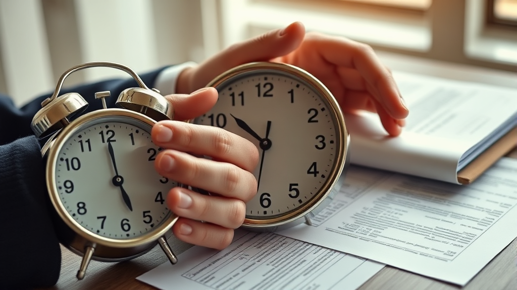 퇴사 통보, 상황별 적절한 시점 조언 (realistic 스타일)