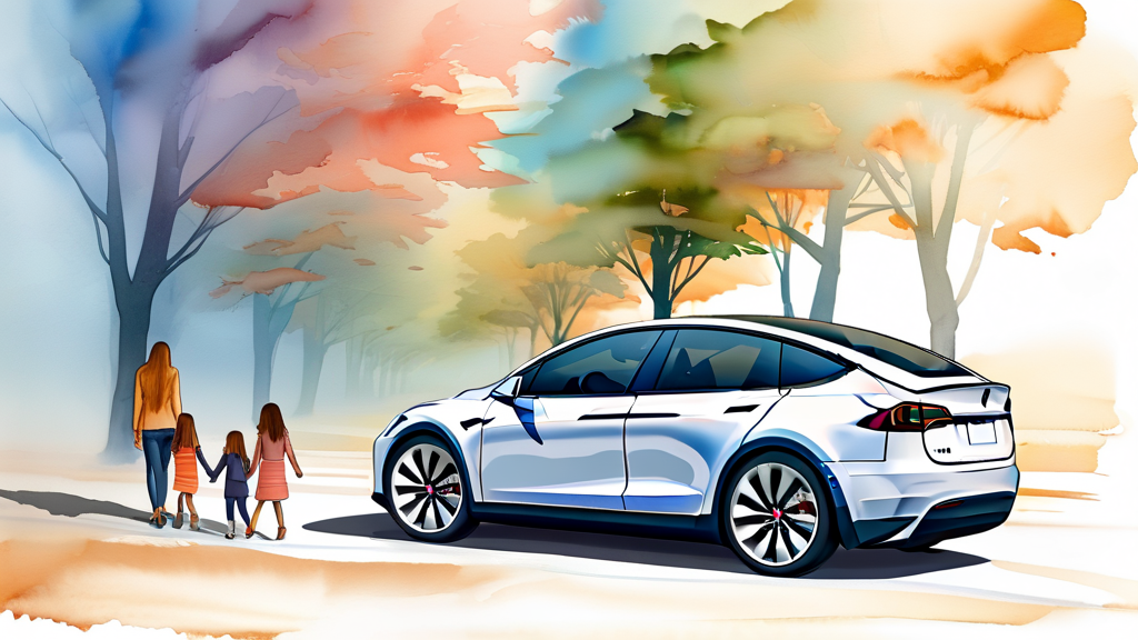 3열 좌석: 누가 앉기 가장 적합할까? (watercolor 스타일)