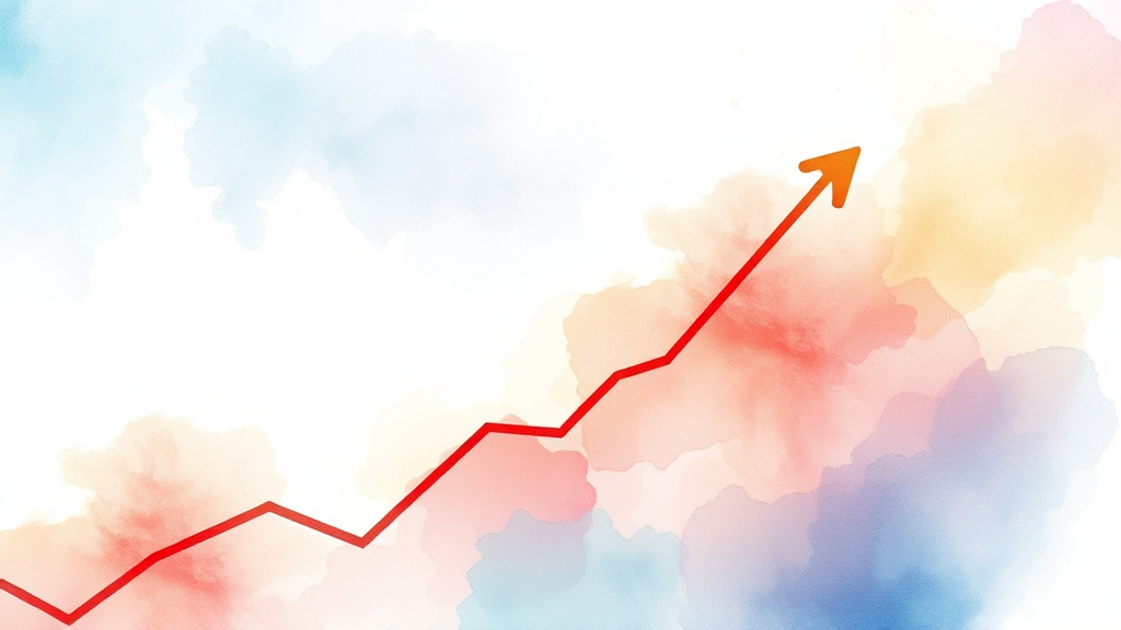 경제 동향 분석 (watercolor 스타일)