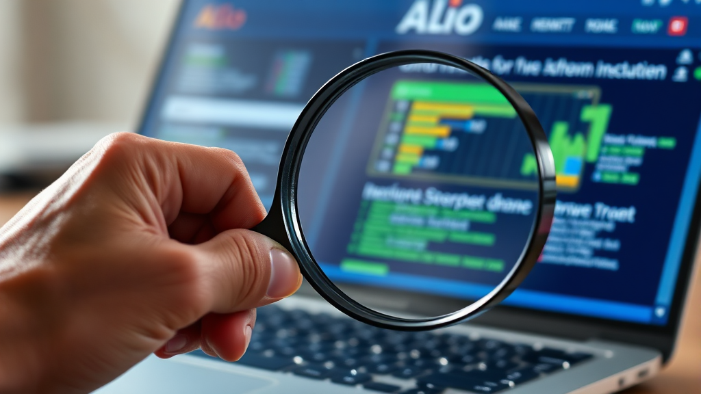 알리오 정보 검색 방법 (realistic 스타일)