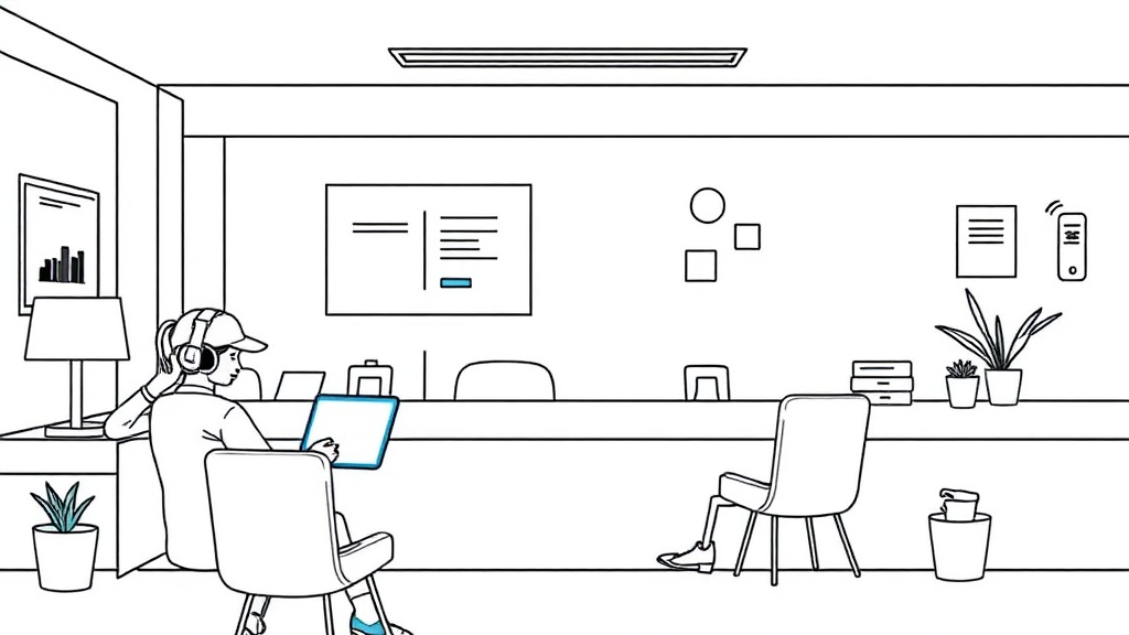 하나은행 고객센터 이용 시 준비 사항 및 팁 (illustration 스타일)